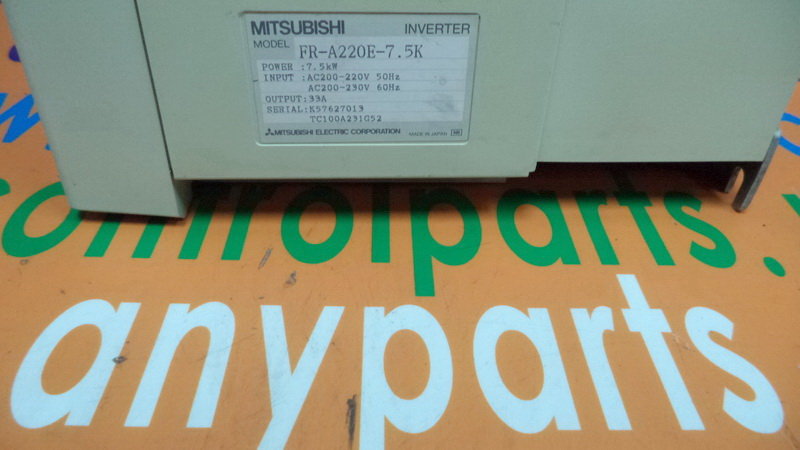MITSUBISHI INVERTER FR-A220E-7.5K - PLC DCS SERVO Control MITSUBISHI INVERTER FR-A220E-7.5K - PLC DCS SERVO Control